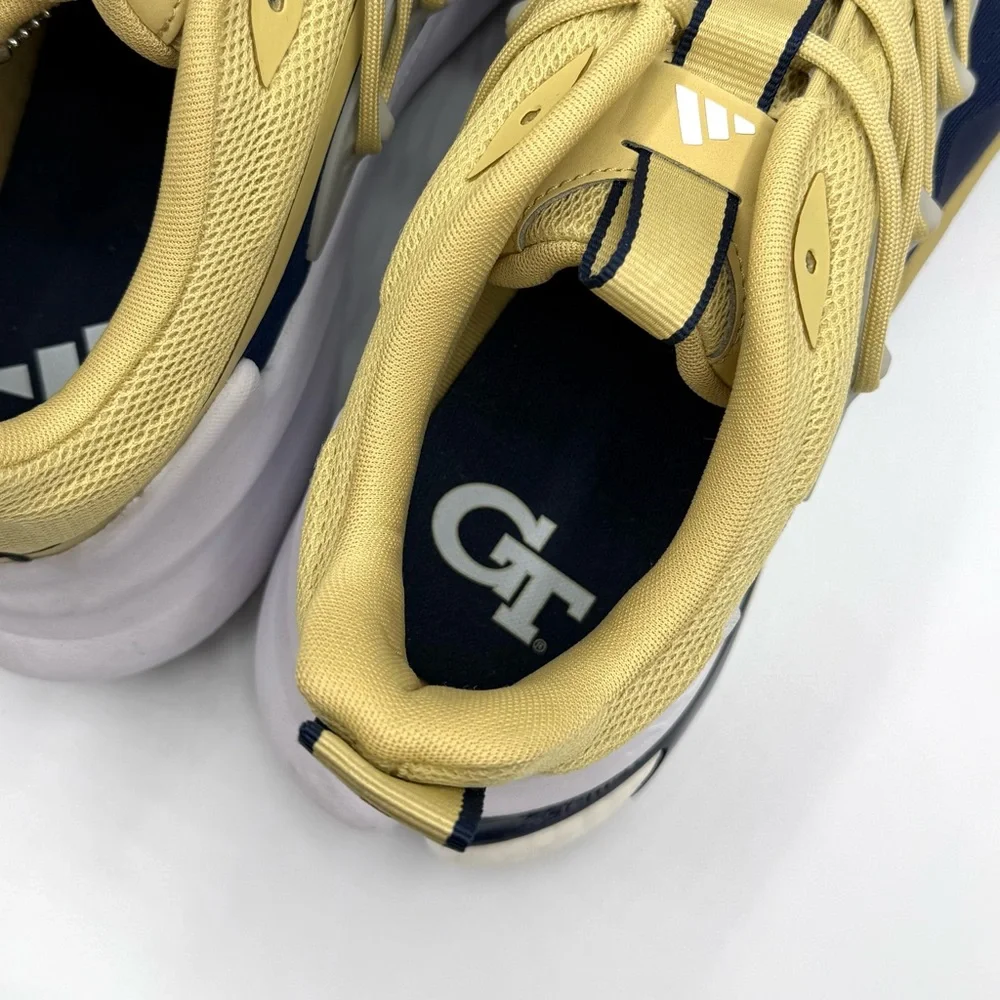 NWT adidas AlphaBoost V2 Sneakers Georgia Tech Yellow Jackets Navy/Gold – 15